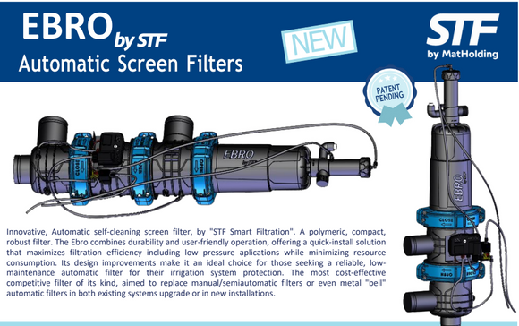 New STF EBRO Automatic Self-Cleaning Screen Filter