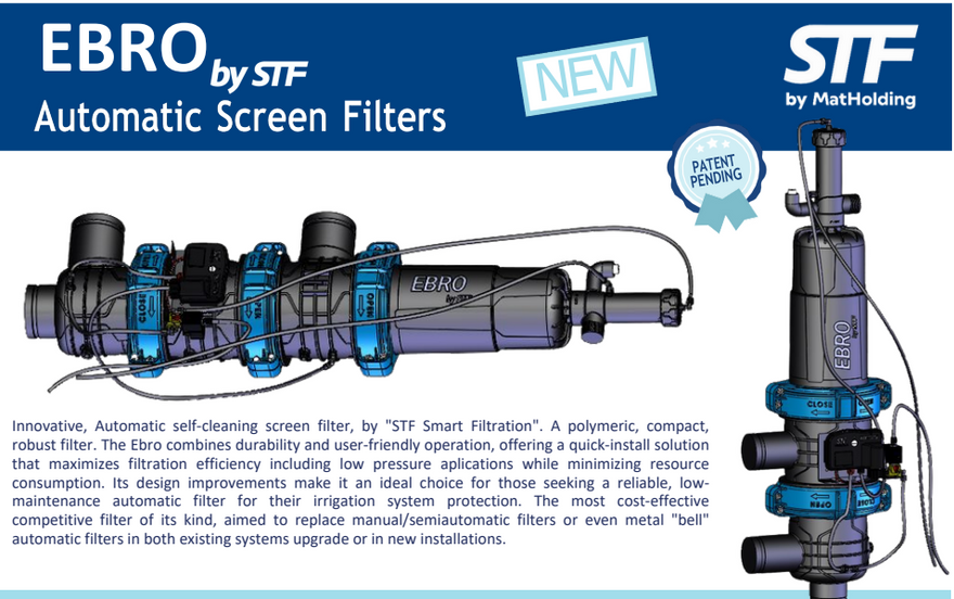 New STF EBRO Automatic Self-Cleaning Screen Filter