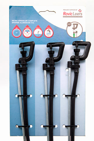 Complete Aluminium - 360° Black Spinner