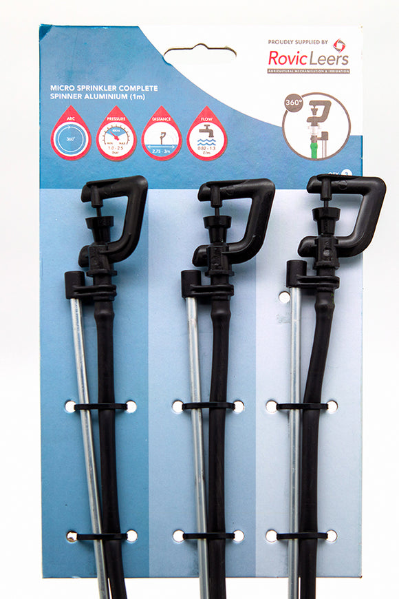 Complete Aluminium - 360° Black Spinner