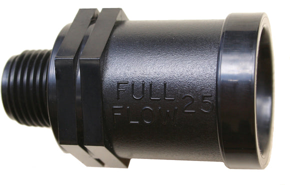 Full Flow Male Adapter