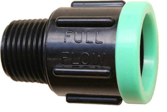 Full Flow Male Adapter