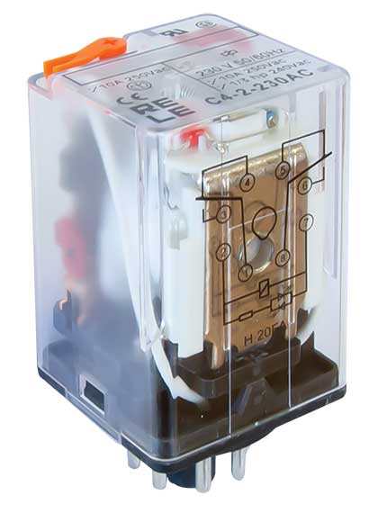 Pump Start Relay with Base -  8-Pin