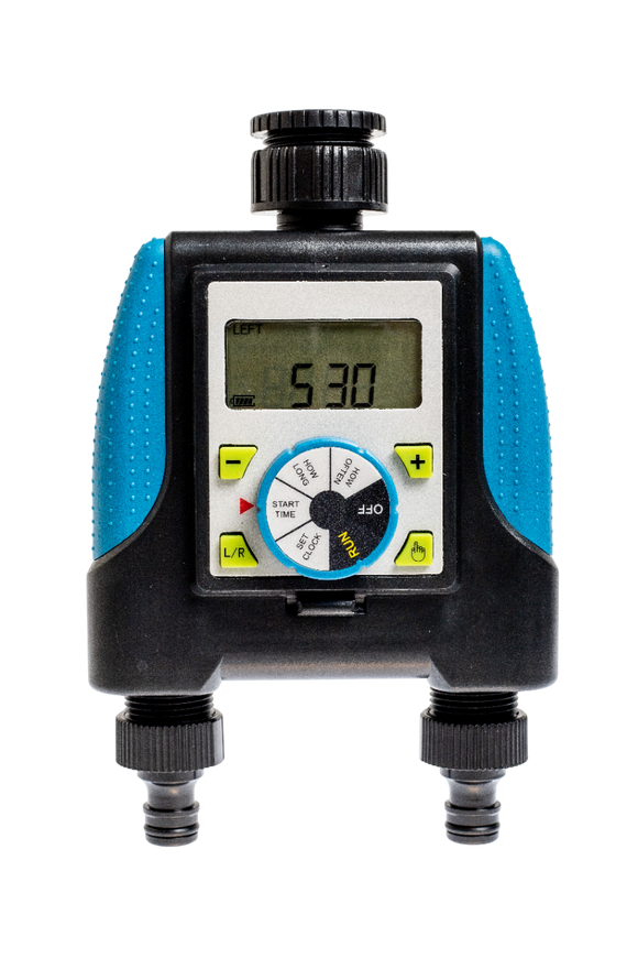 Dual Tap Timer Digital Tap Timer - 2 Outlet | Turf Ag