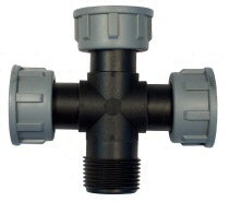 Tavlit Swivel Cross – 1″ BSP Polypropylene Fitting
